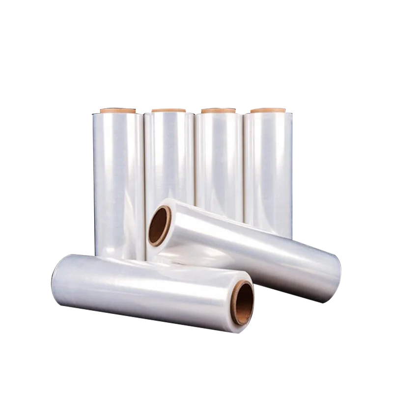 hand use plastic wrap polyethylene LLDPE stretch film roll for shampooing bottle sealed package