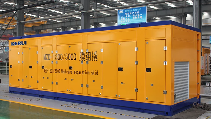 KERUI Small Size Air Separation Plant Nitrogen Gas Generator, membrane Separation nitrogen generation unit,1800m3/h