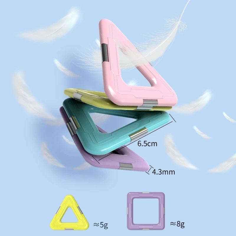hot sale 33pcs different pieces 3D magic block puzzle magnetic toys for kids