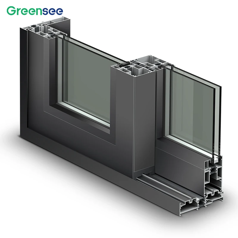 Greensee Cost-effective Double Glazed Sliding Doors Interior Bedroom Door For Houses