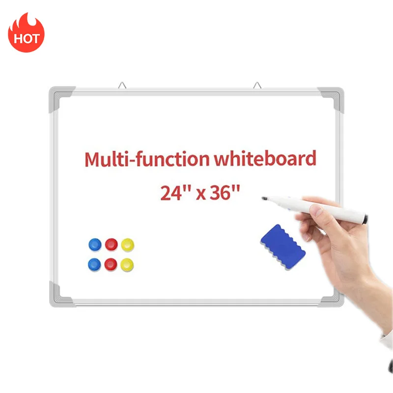 Оптовая продажа, стираемая, сухая, стираемая, подвесная школьная доска, белая доска для письма, магнитная белая доска