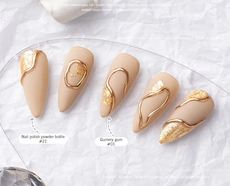 New Pudding Gel Acrylic Drawing Gel Nails Polish Spider Liner Painting Enamel Pigment Gel