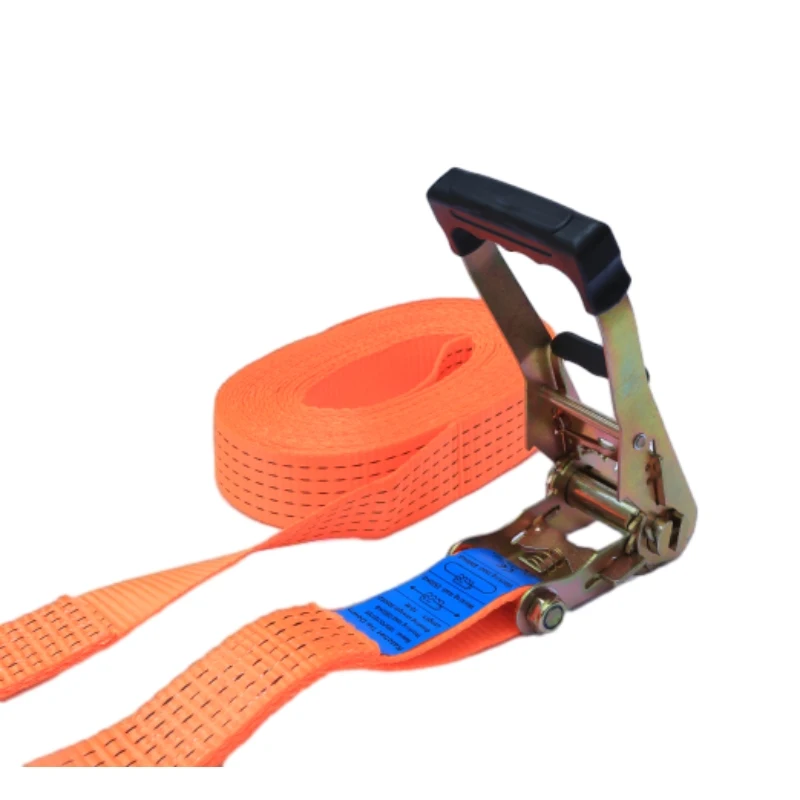 50mm double J hook with rubber handle cargo lashing belt load tension set sling cargo lashing belt