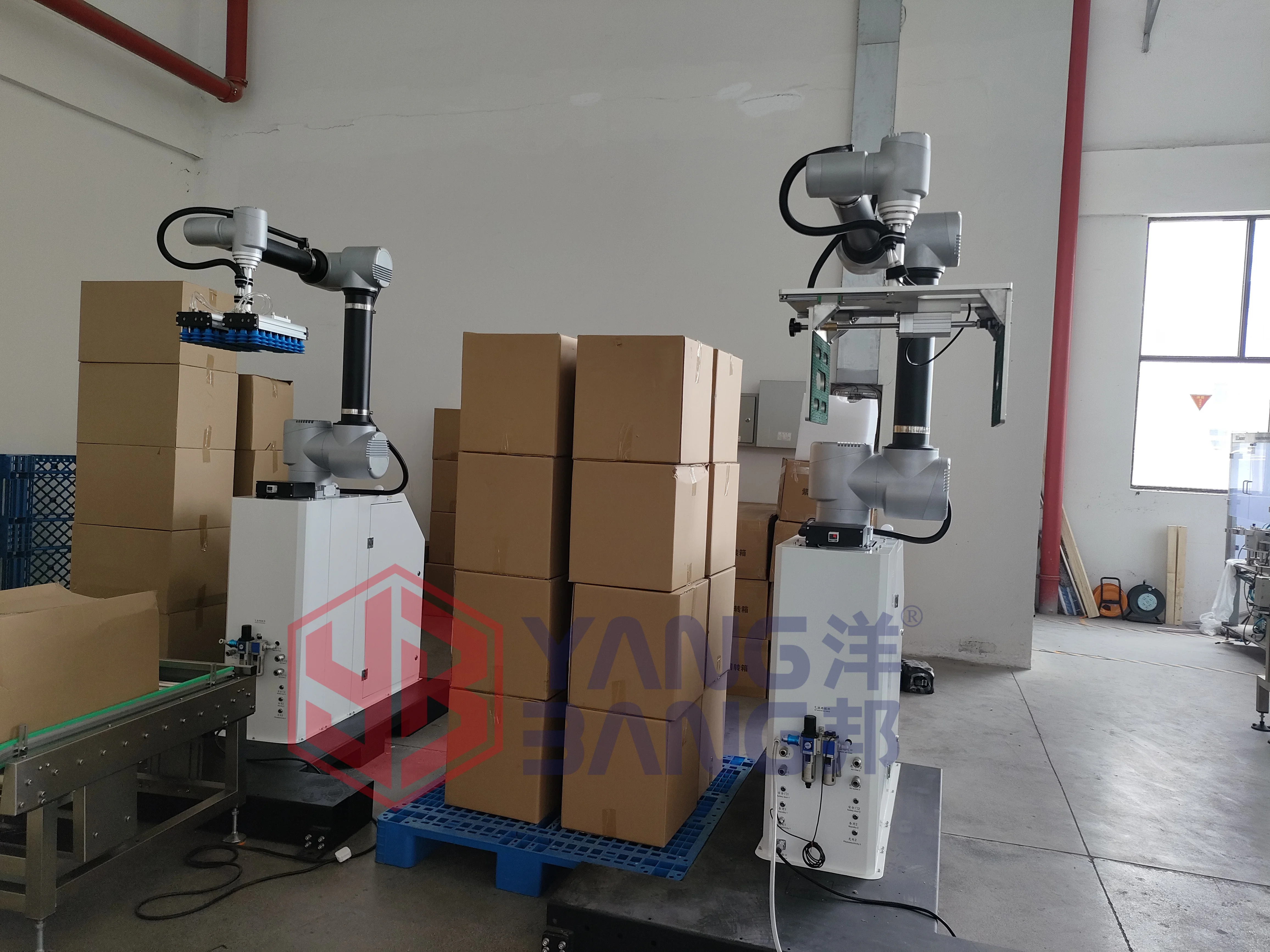 YB-MD20 High Quality Full Automatic Robotic Palletizer Machine Air Pick And Place Palletizing System Packing Products Machine