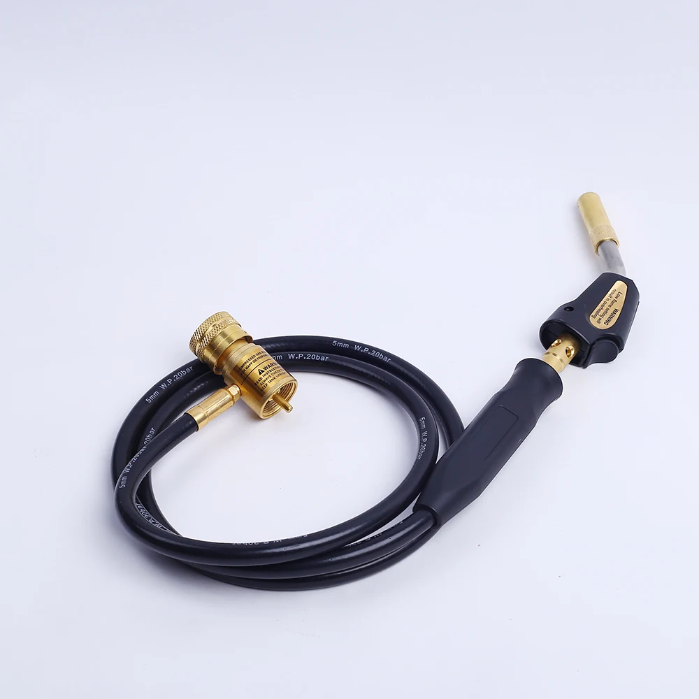 Hand welding blow Torch with Hose  MAPP Propane and LPG Gas High flame temperature  with valve