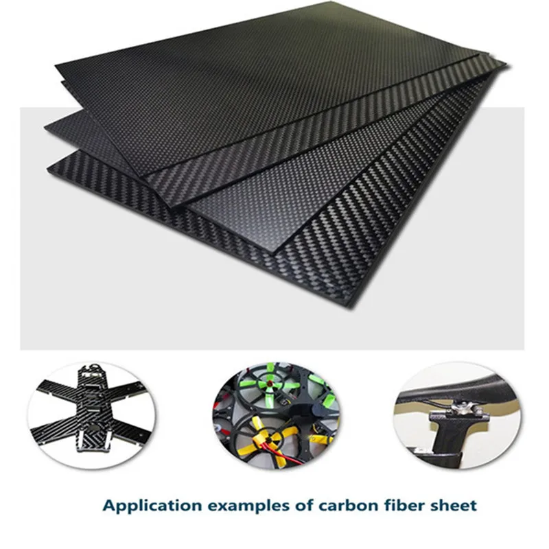 500*500*2mm carbon fiber sheet high strength carbon fiber plate sheet for cell phone cases