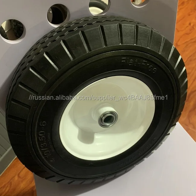 410/350-6 pu foam wheel trolley wheels for wagon cart and wheelbarrow