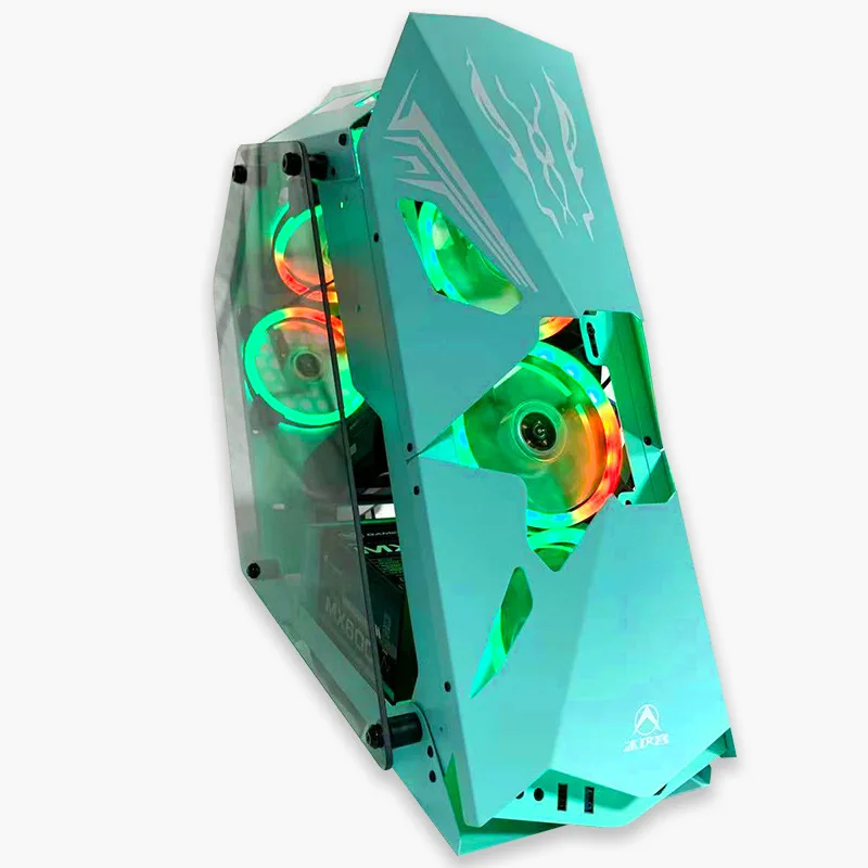 
Professional chassis with fans an essential case for e-sports games computer case with RGB lights 