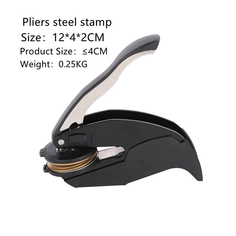 New Embossing Desk Embosser Stamp Novice Pliers Stamp