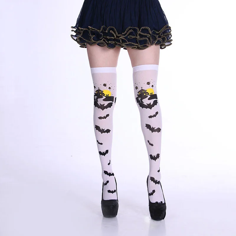 
Оптовая продажа 19607, зимние носки на День всех святых, дизайнерские носки до бедра на День всех святых 