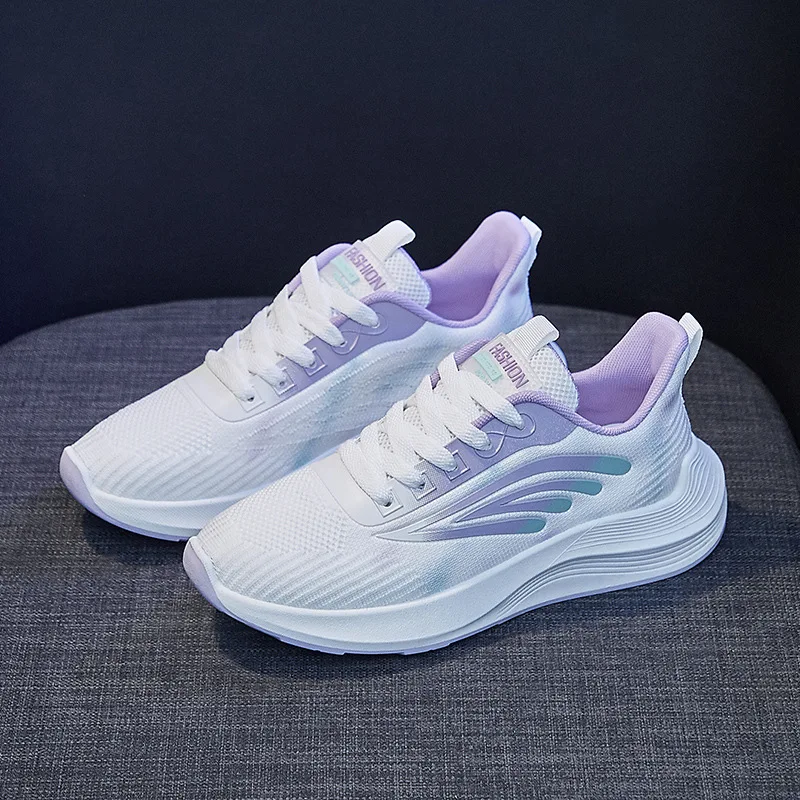 New design breathable mesh sneakers Ladies walking style shoes casual tennis shoes women sneakers