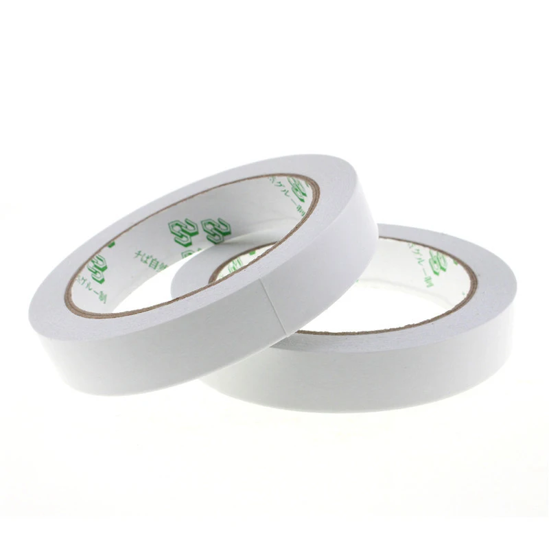 Hot melt double-sided adhesive tissue paper tape with paper film