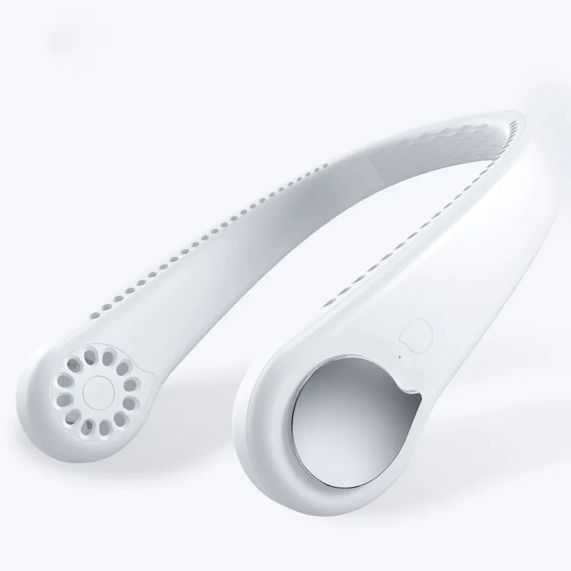 
AIWO Summer Outside Hanging Neck Fan Portable Leafless Hanging Neck Fan 