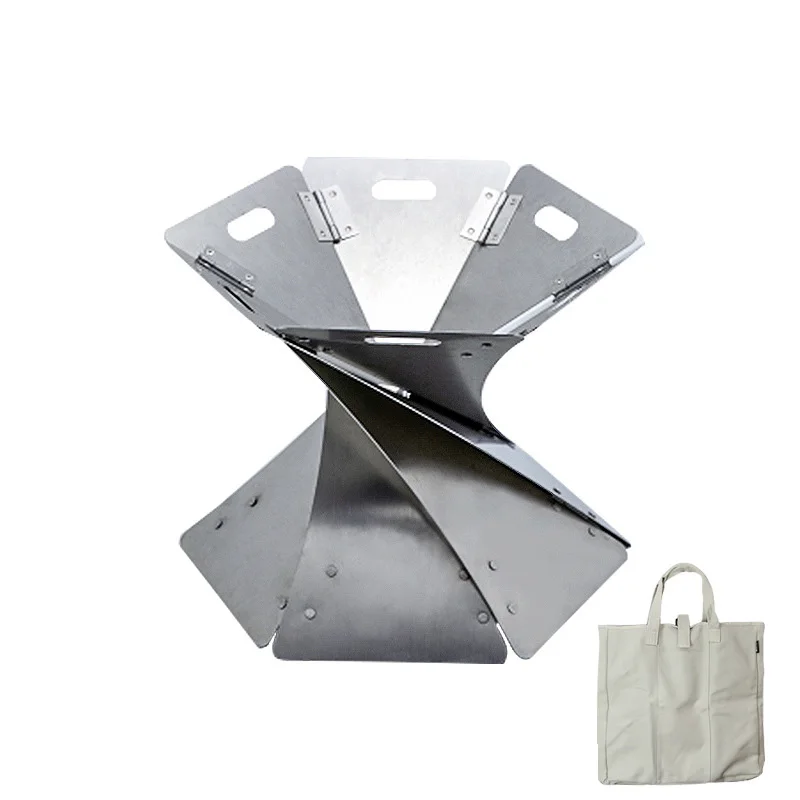 
outdoor camping burner barbecue wood stove folding winter outdoor camping burner 