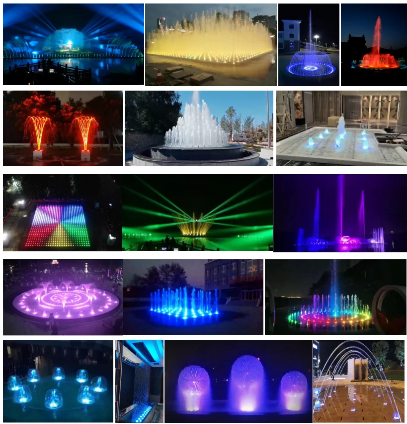 Small Fountains Indoor Dance Led Lighted Price Musical Controller Interactive Laser Dancing Water Music Fountain