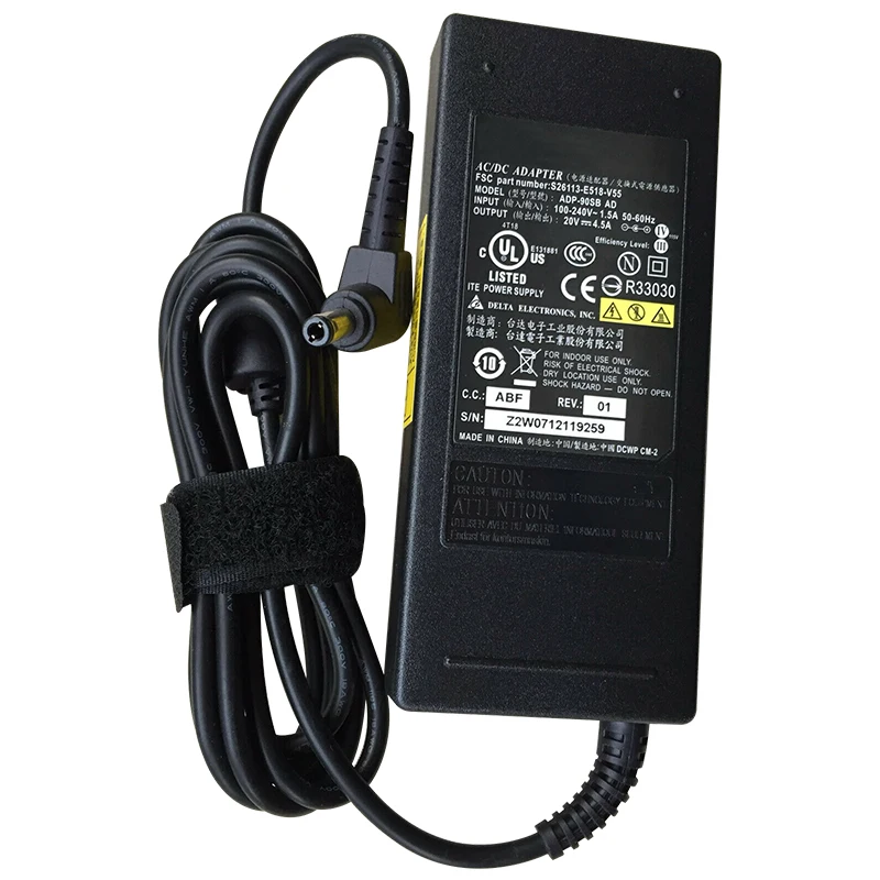 New 20V 4.5A Laptop AC Power Adapter Charger ADP-90SB AD For Fujitsu Siemens Amilo PRO V3505 Laptop Adapter Original Hot Sale