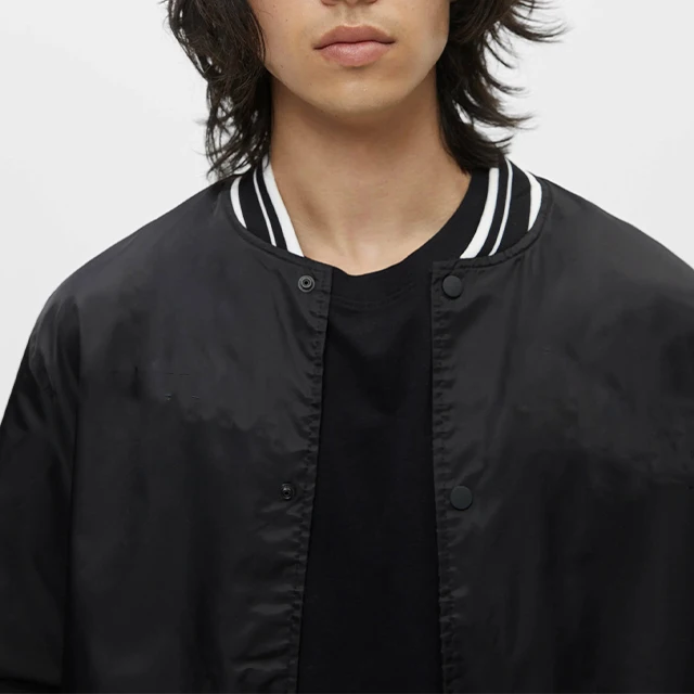 custom logo high quality plus size winter streetwear bomber baseball motorcycle nylon jacket men