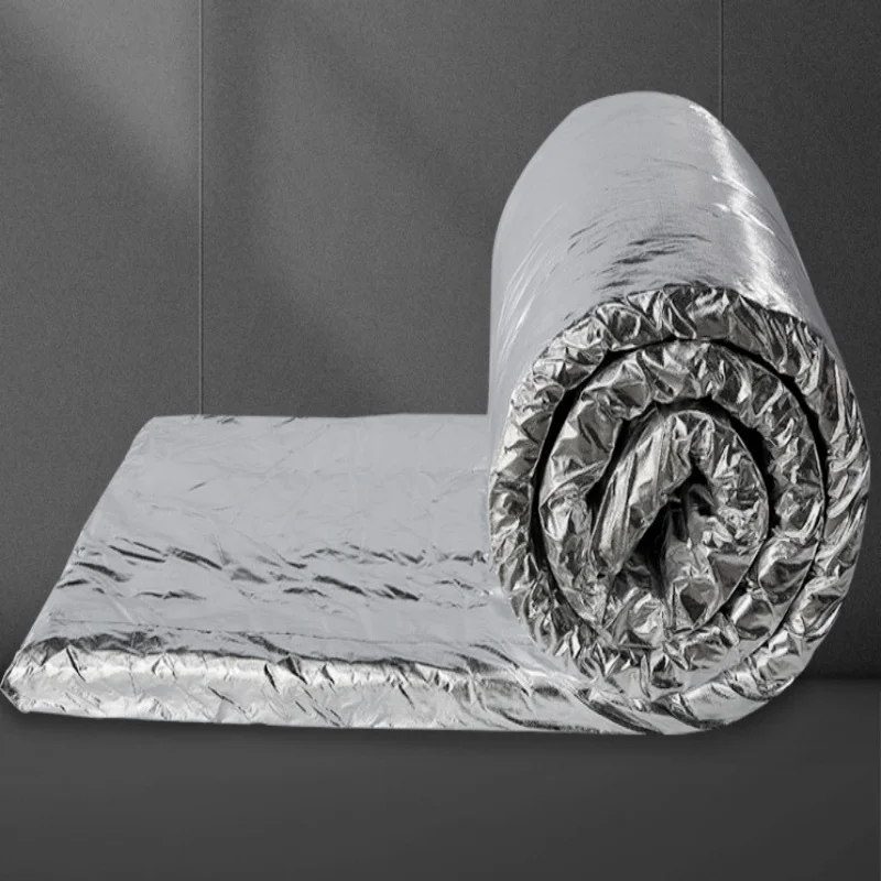 HVAC High temperature resistant smoke exhaust package  aluminum foil wrapped ceramic wool