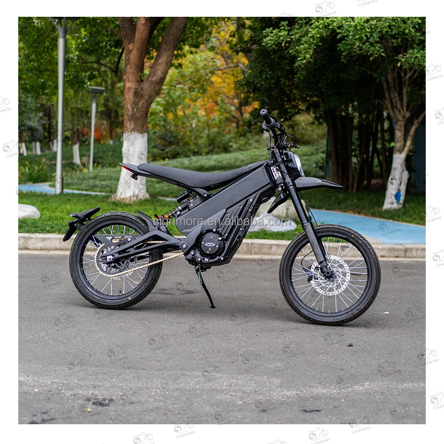 Электрический мотоцикл 60 В 5000 Вт черный XXX talaria sting питбайк мощный взрослый