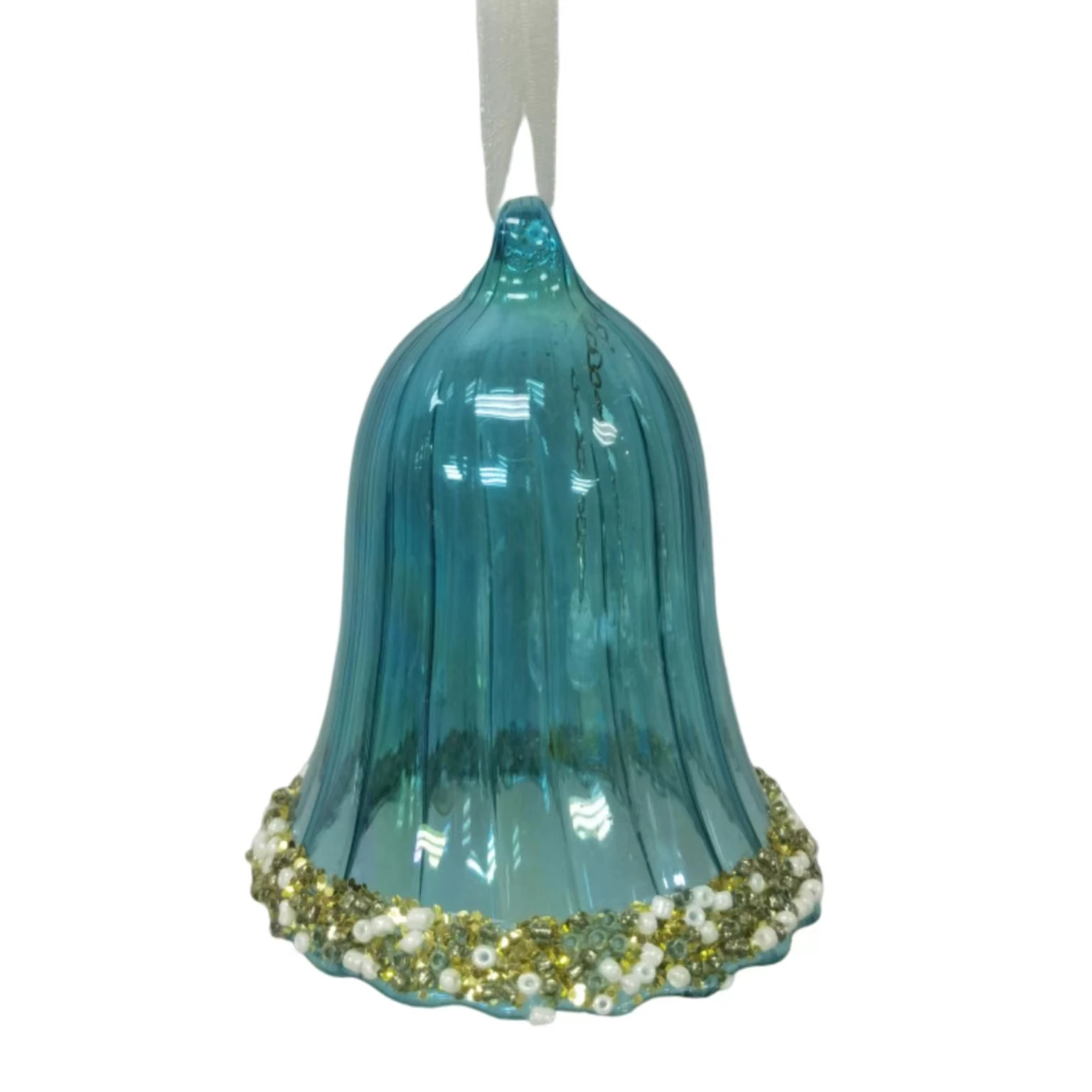 YB different color Bells  for christmas decoration and glass Christmas Bell
