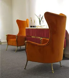 Customized light luxury fashion high-end sales department hotel lobby velvet sheep head 1 person sofa furniture