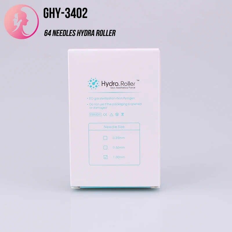 TA OEM Service титановый сплав золотые наконечники hydra roller 64 иглы для ухода за кожей