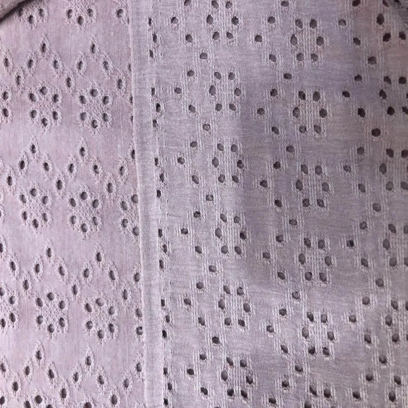 polyester rayon spandex  embroidery  like wholesale jacquard  knitting fabric P/D