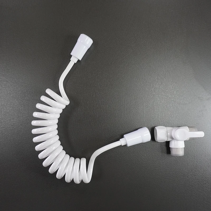 Factory WholesalePVC Telephone Line Telescopic Spring Flexible Shower Hose for Water Plumbing Toilet Bidet Sprayer
