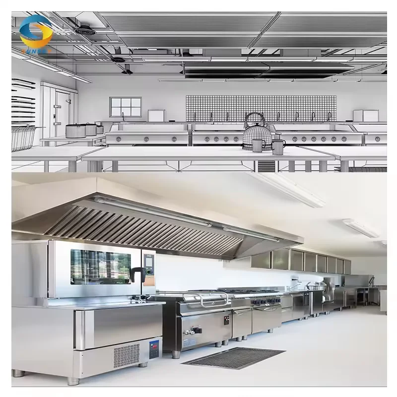 Стальной Ресторан Cocina Industrial Para Restaurante товары для ресторанов кухонные принадлежности из нержавеющей стали