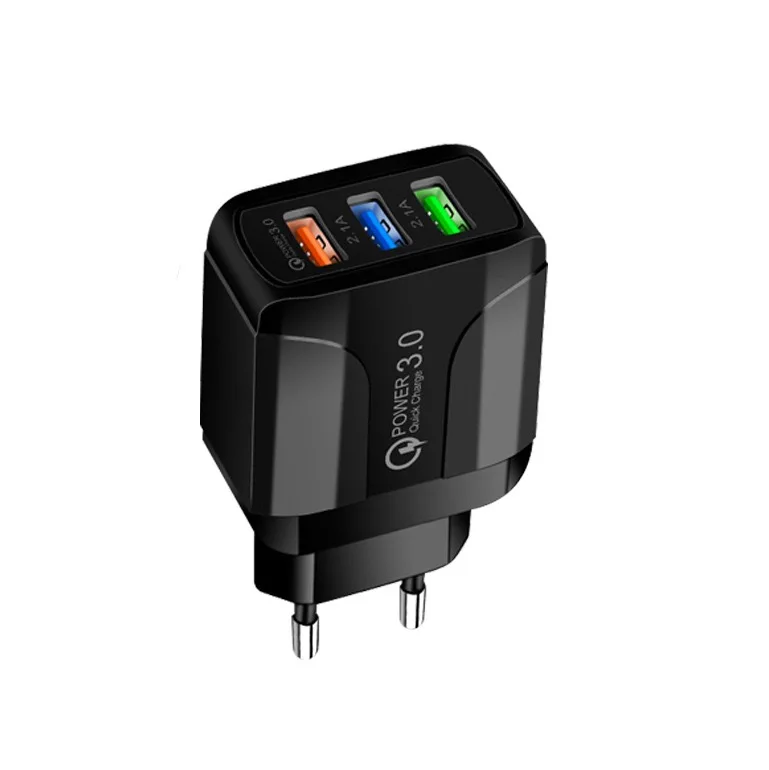 Сетевое зарядное устройство с 3 Usb-портами 5 В 2 4