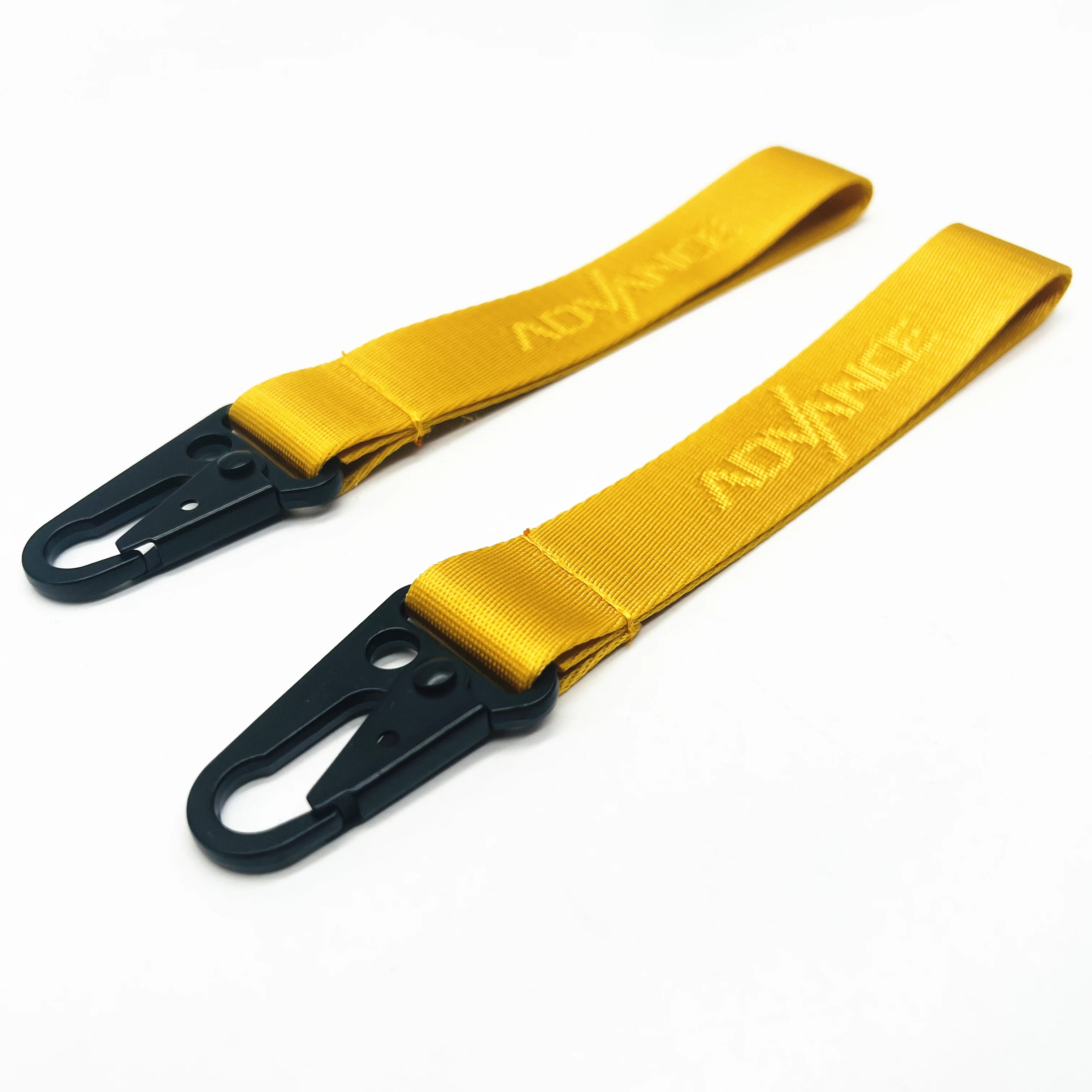 BSBH Custom Woven Logo Nylon Wrist Lanyard Wristlet Lanyard Keychain Hand Wrist Strap for Gift