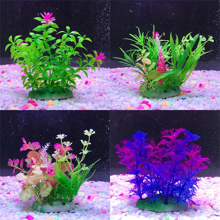 Plastic Artificial Aquarium Plants For The Aquarium
