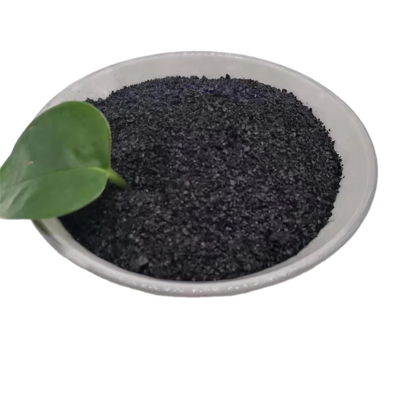High organic fertilizer potassium humate powder water soluble humic acid super potassium humate shiny flakes