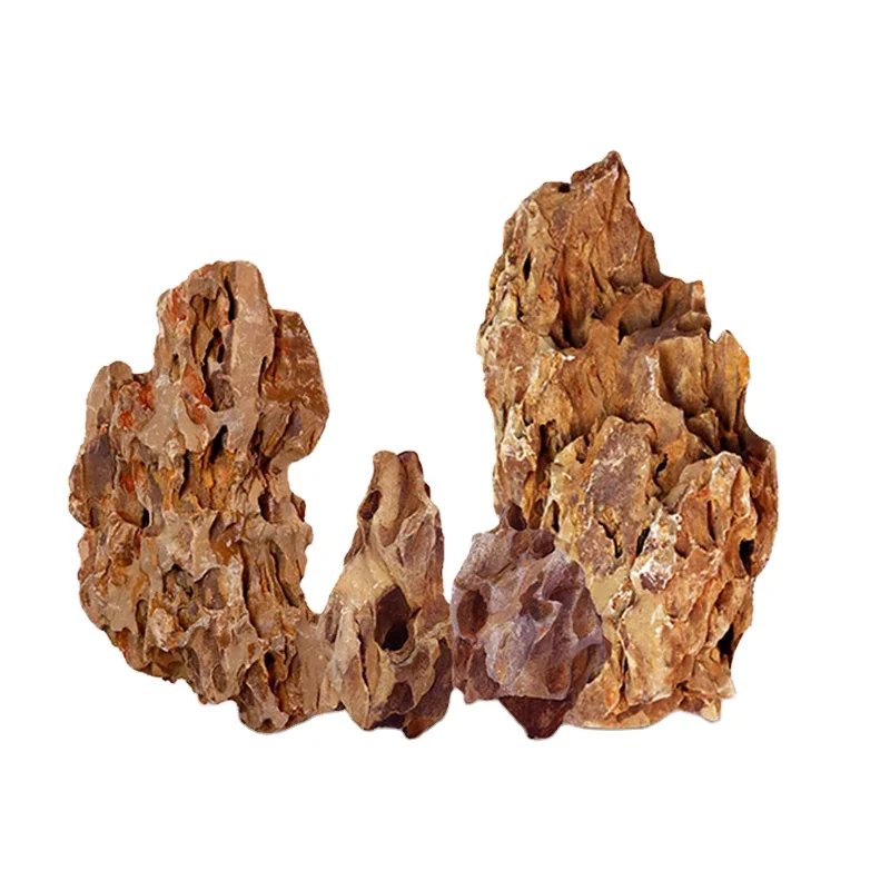 Aquarium Decoration Pine Skin Stone Rock Micro Landscape Fish Tank Decor