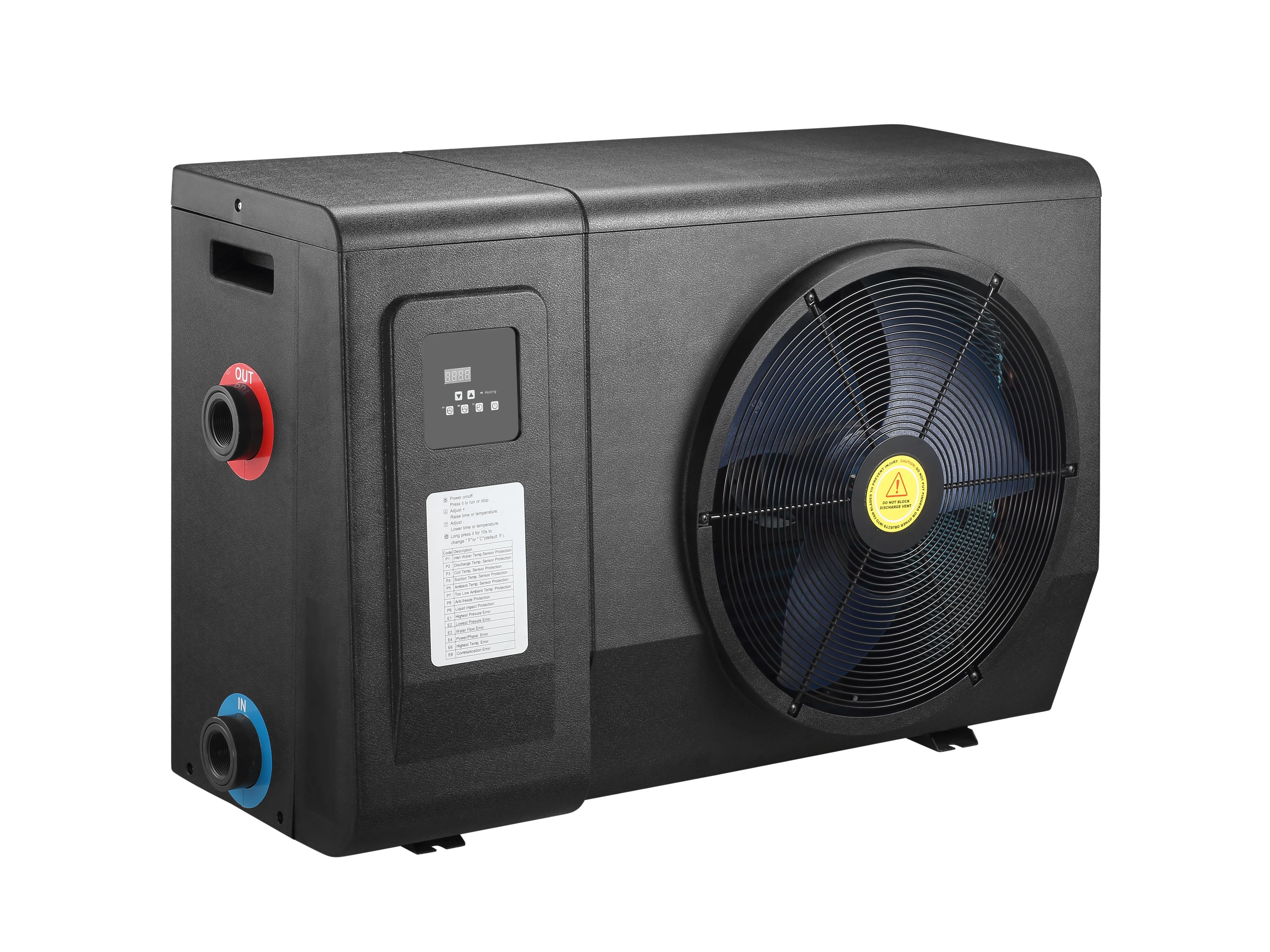 53000BTU swimming pool side vent heat pump 73813