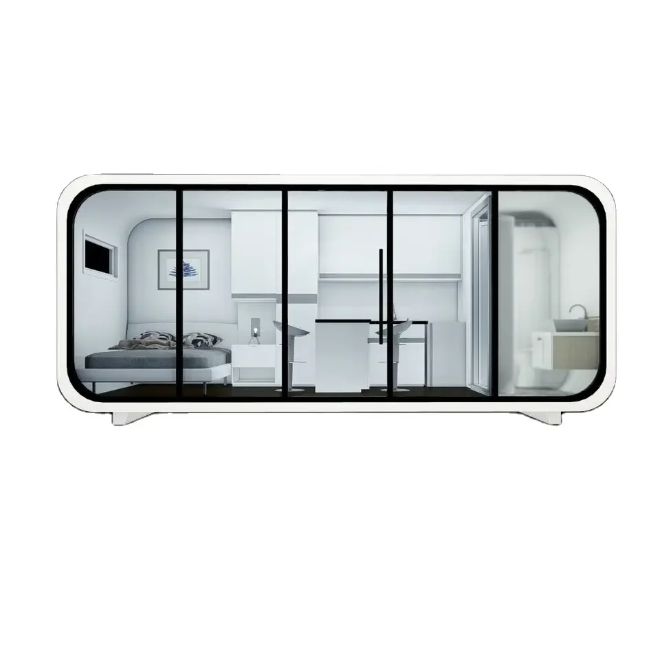 Luxurious Modern Minimalist Design Outdoor Prefab Container House 1-Year Warranty Apple Cabin for Living Working Modular Home