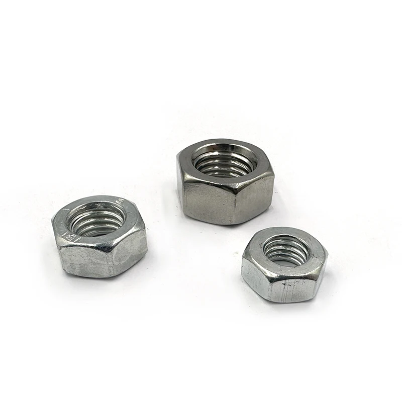 DIN934 hexagon head self locking nuts stainless steel 304 factory price