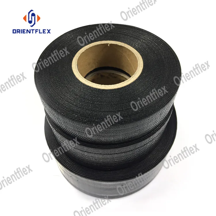 Heavy duty pe black agricultural water roll flat 2 inch 4 inch 6 inch irrigation lay flat hose pipe suppliers