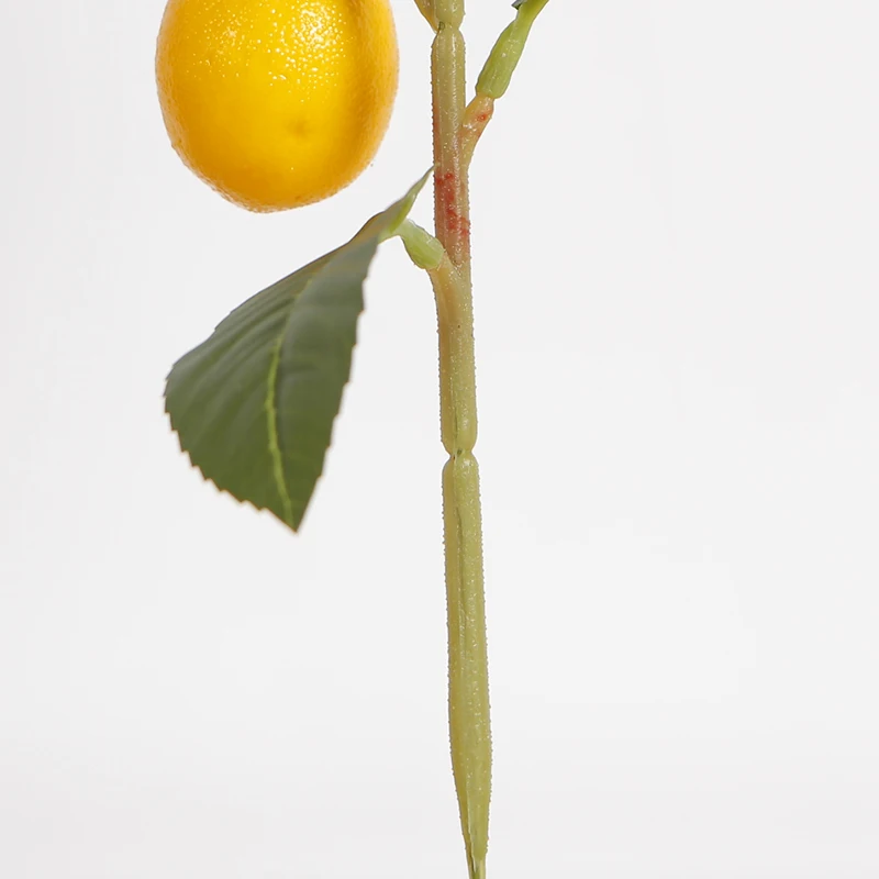 42cm Artificial Plants Artificial Lemon Branches Artificial Lemon with Leaf for Home Decor
