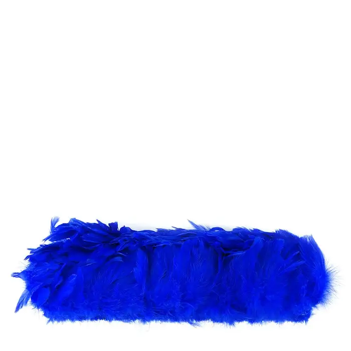 Rooster Schlappen White Dyed Feather