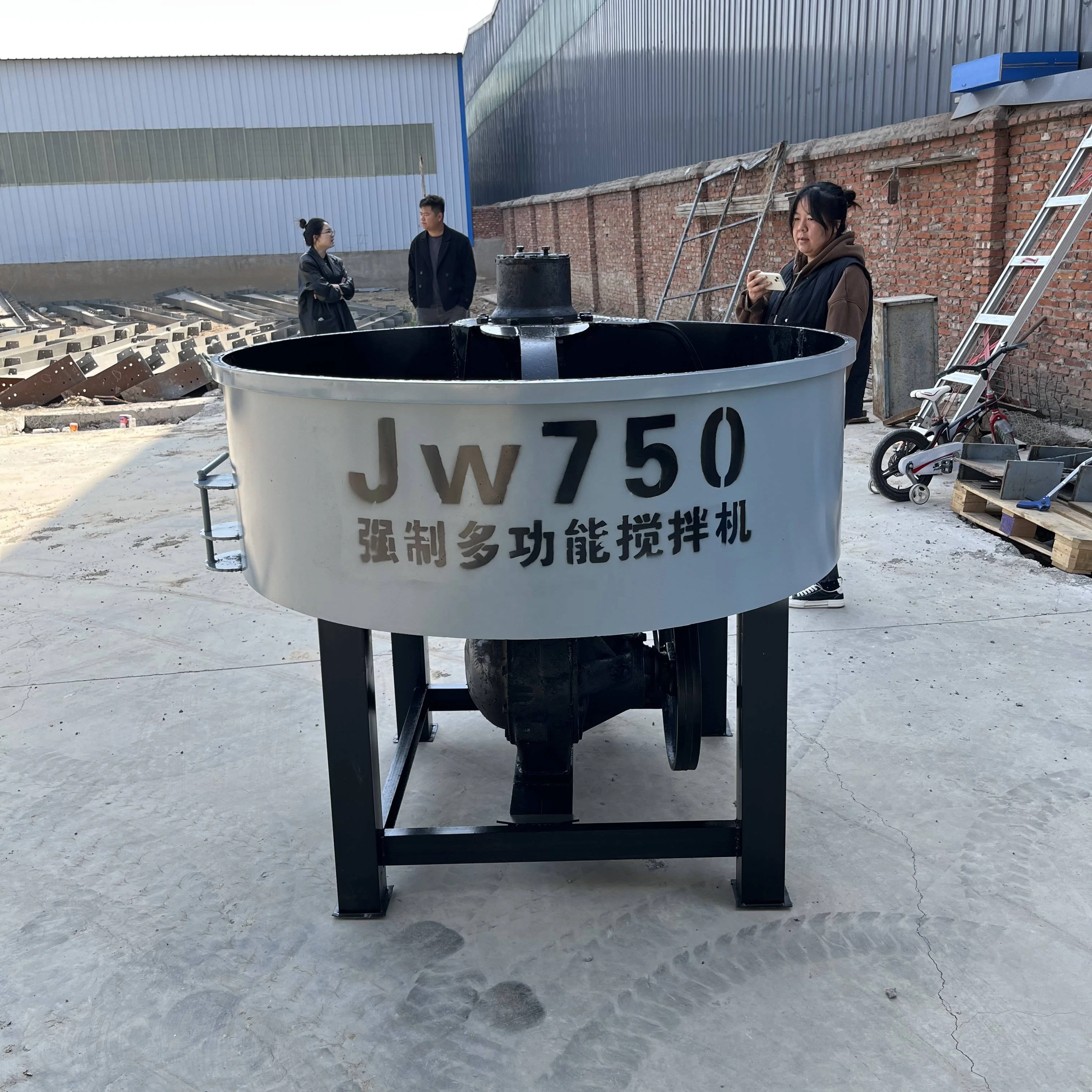 JW750 Automatic Vertical Flat Mixer for Construction Industry Concrete & Cement Mortar Secondary  Tank