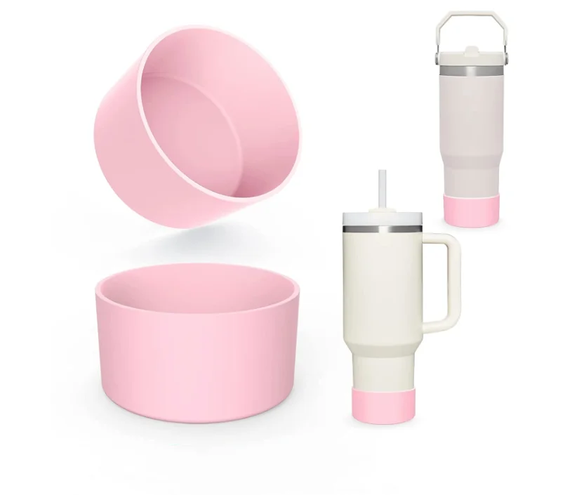 2023 hot sale  Protective Water Bottle Bottom Sleeve Cover & silicone bumper boot for 40 oz 30 oz stanley quencher