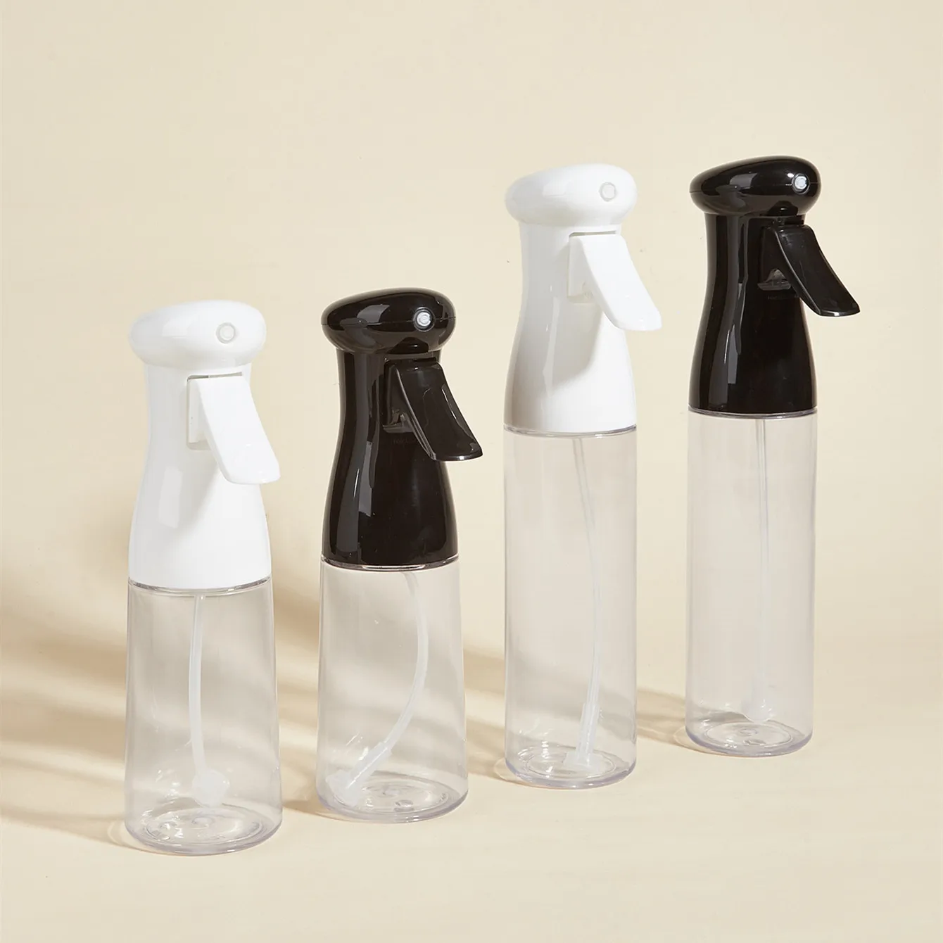 Plastic glass portable transparent high-pressure fuel injection bottle barbecue baking oiling multipurpose oil pot