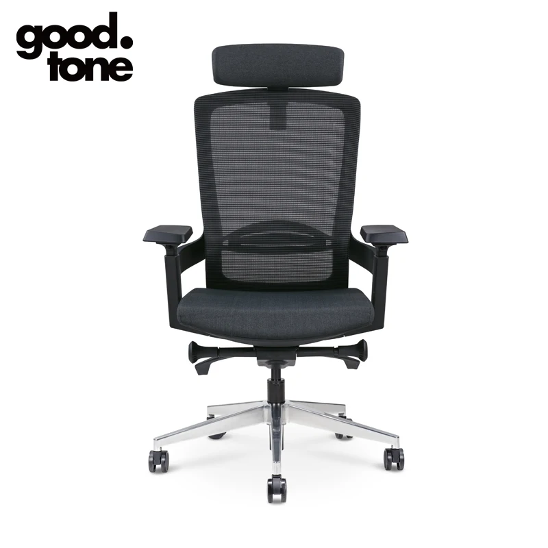 2020 High Back Black Office Reclining Back Chair With Pu Castor Ergonomic Breathable Mesh Office Chair