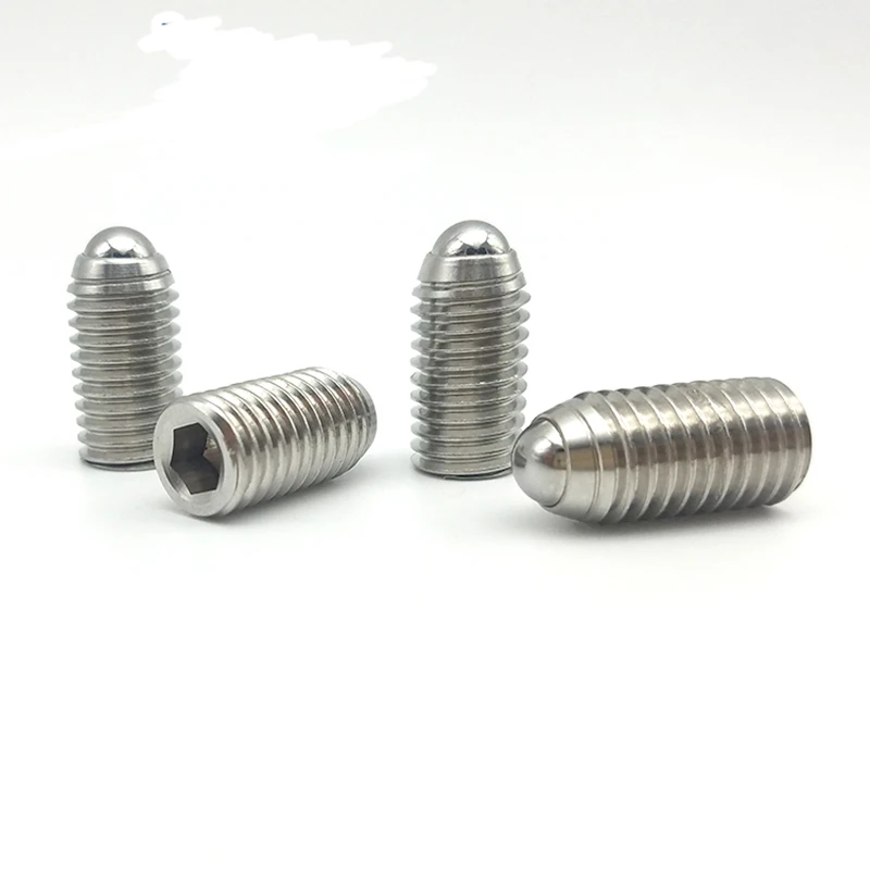 High Quality GN615.3 Heavy Load Spring Plunger 29~35HRC~ SCM435 Hexago Ball Spring Plunger