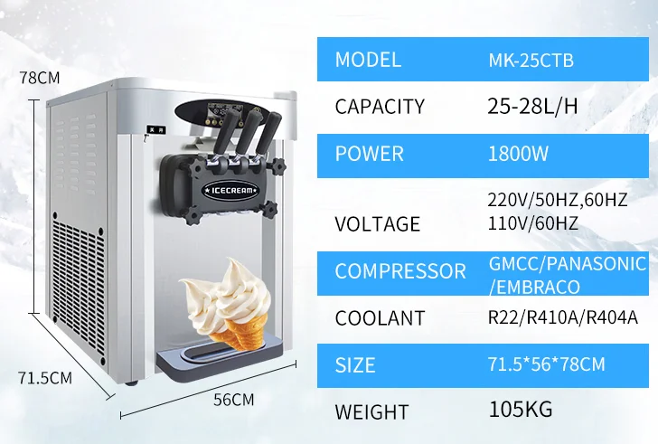 Ben Jerrys Ice Cream Machine Automatic Soft Ice Cream Machine for sale Household Mini Ice Cream Maker