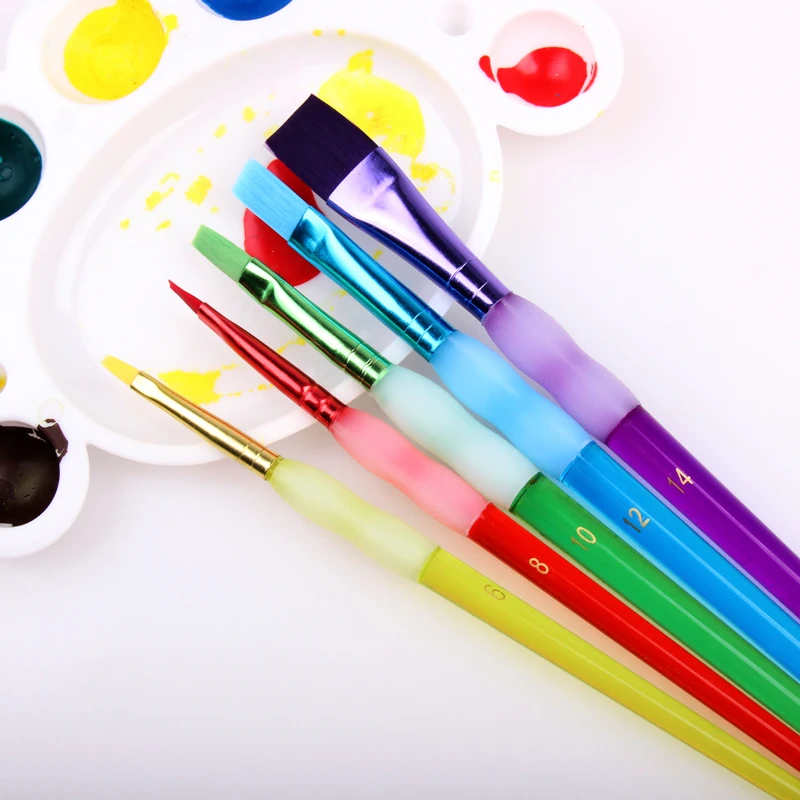 XinBowen Factory wholesale nylon color rod set for acrylic watercolor painting artist brush set for Kids