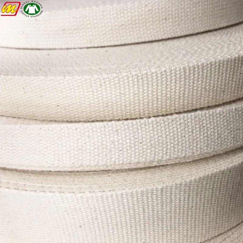 Высокопрочная утолщенная хлопчатобумажная лента с пользовательским логотипом, хлопчатобумажная лента для Ремня Сумки