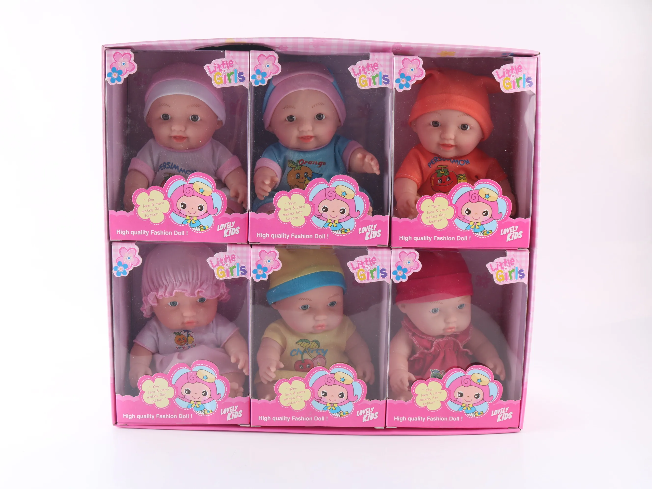 10 -inch cute baby doll pvc material simulation family interactive multi -person children toys