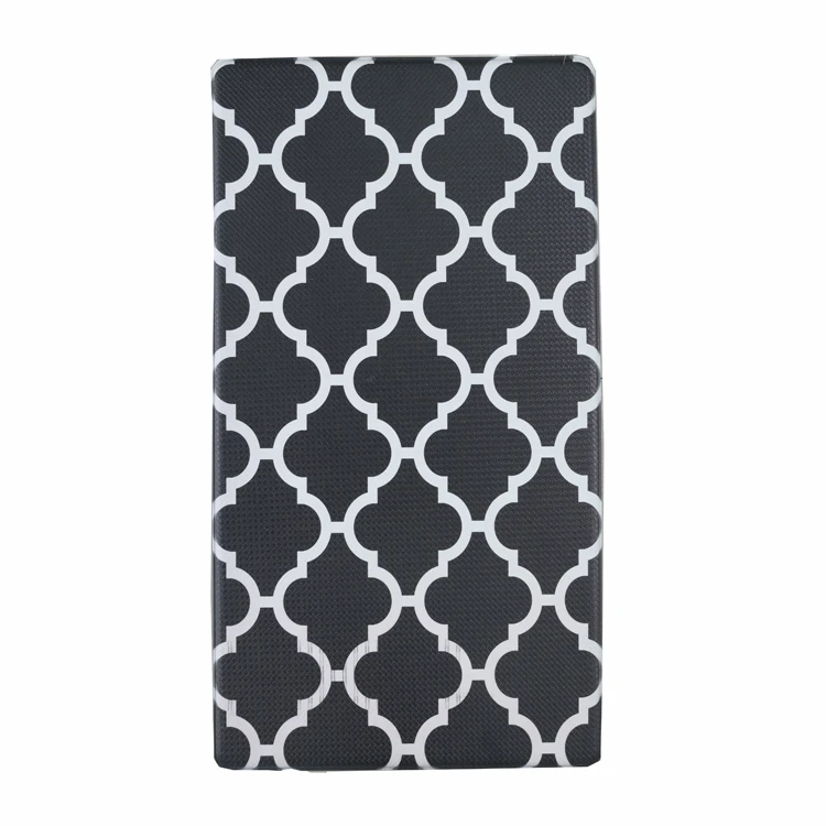 12mm Waterproof And Resist Fatigue Embossed And Printed PVC Kitchen Mat